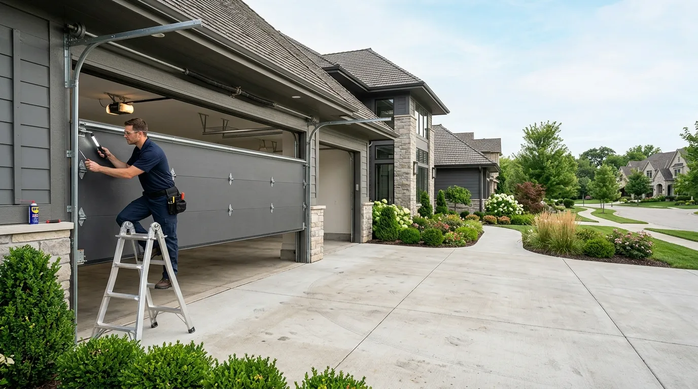 Garage Door Roller Replacement for Bartlett's Early-1990s Steel Doors in Wheaton