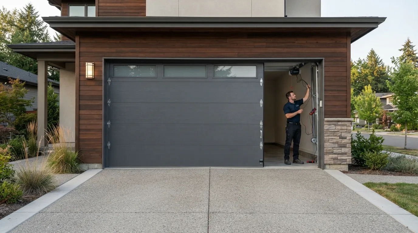 New Garage Door Installation for Homer Glen Homes in Wheaton